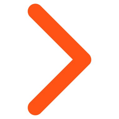 Yön sağ düz vektör simgesi