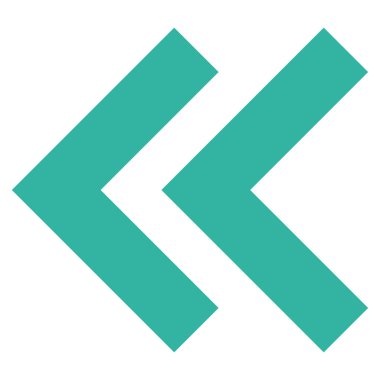 Shift Sol düz vektör simgesi