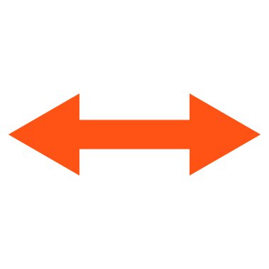 Yatay Çevir düz vektör simgesi