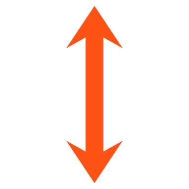 Dikey Çevir düz vektör simgesi