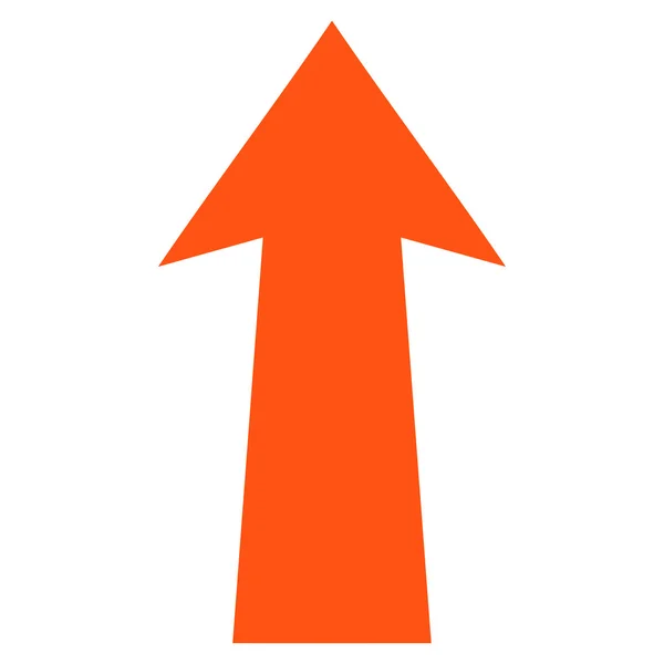 Seta para cima ícone vetorial plana — Vetor de Stock