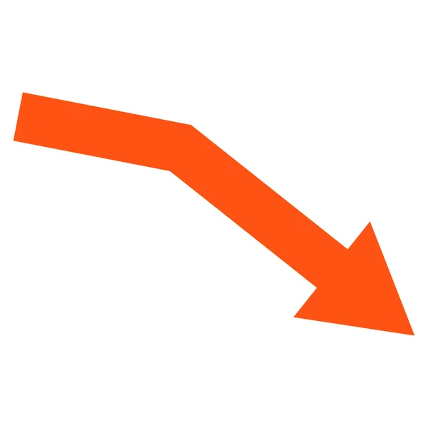 Fail Trend Flat Vector Icon — Stock Vector