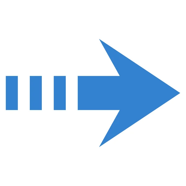 Enviar icono de vector plano derecho — Archivo Imágenes Vectoriales