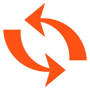 Düz vektör simgesini tazele