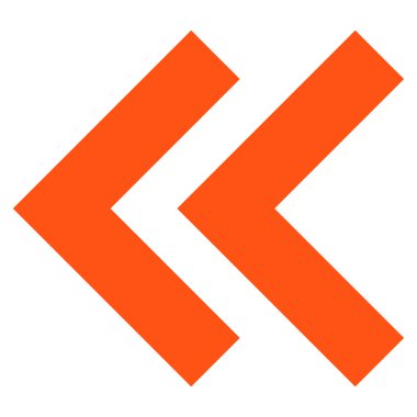 Shift Sol düz vektör simgesi