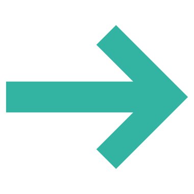 Düz vektör simgesi sağ ok