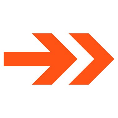 Düz vektör simgesi sağ ok