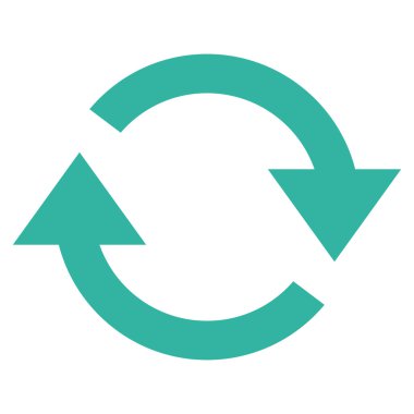 Düz vektör simgesini tazele