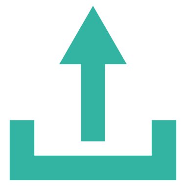 Düz vektör simge yüklemek