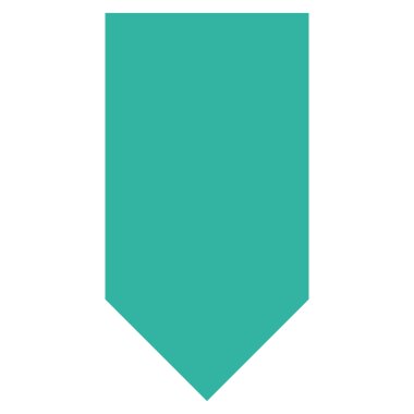 Düz vektör simgesi aşağı yön