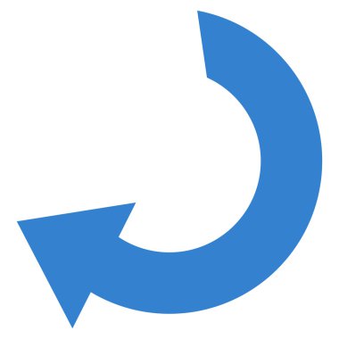 Düz vektör simge döndürmek