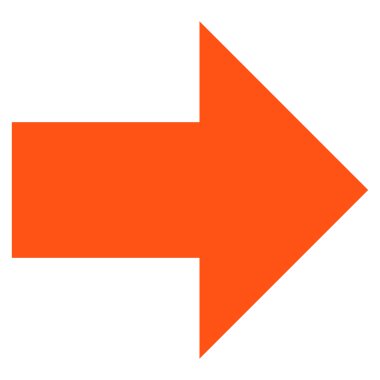 Düz vektör simgesi sağ ok