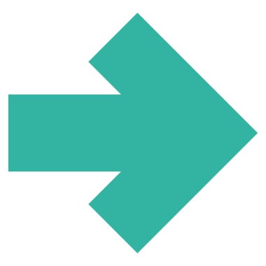 Düz vektör simgesi sağ ok