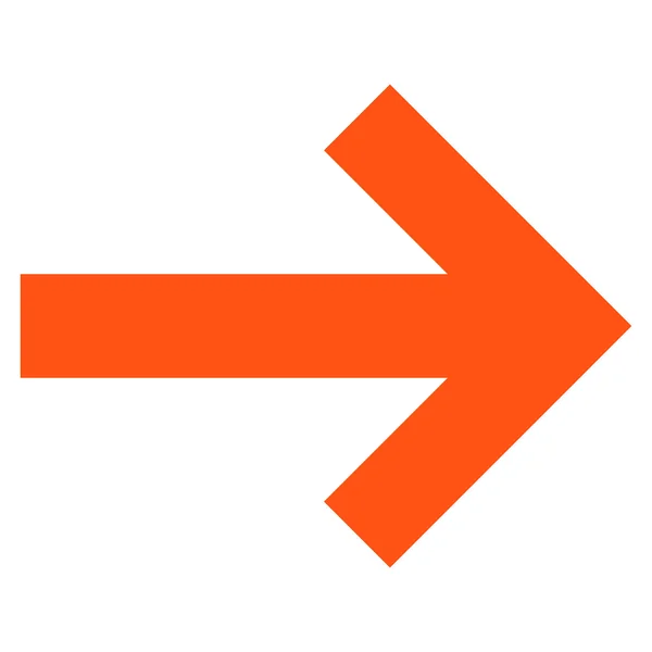 Arrow Right Flat Vector Icon — Stock Vector