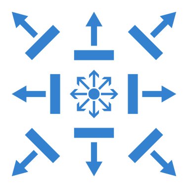 Yön vektör düz Icon Set çekmek