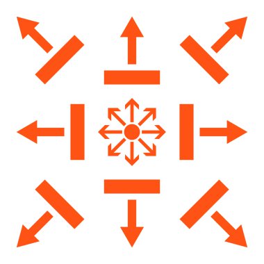 Yön vektör düz Icon Set çekmek