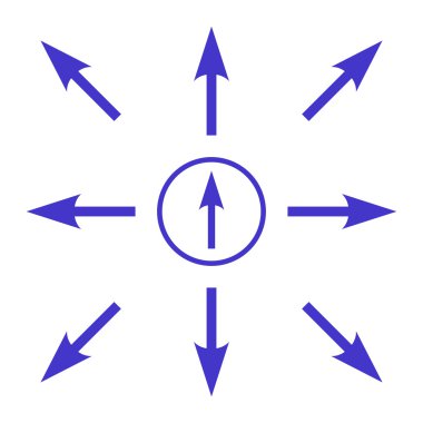 Yön vektör düz Icon Set