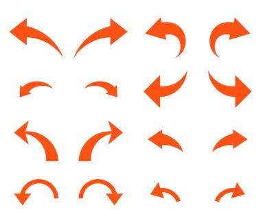 Geri al ve Yinele vektör düz Icon Set