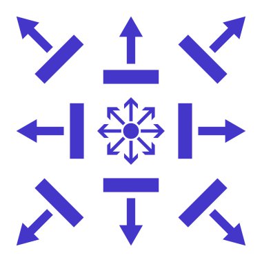 Yön vektör düz Icon Set çekmek