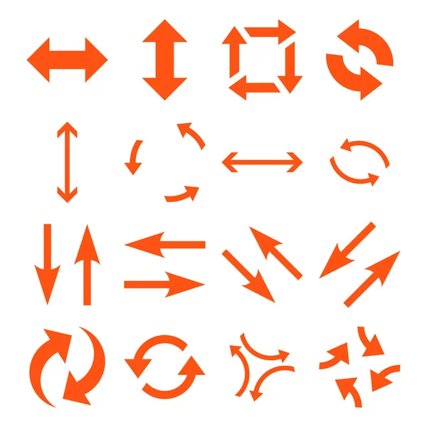 Ensemble d'icônes plates vectorielles Exchange Arrows — Image vectorielle