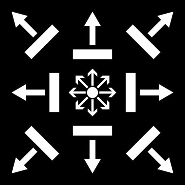 Yön vektör düz Icon Set çekmek