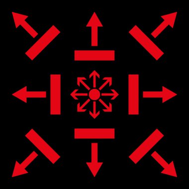 Yön vektör düz Icon Set çekmek