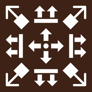 Oklar vektör düz Icon Set çekmek