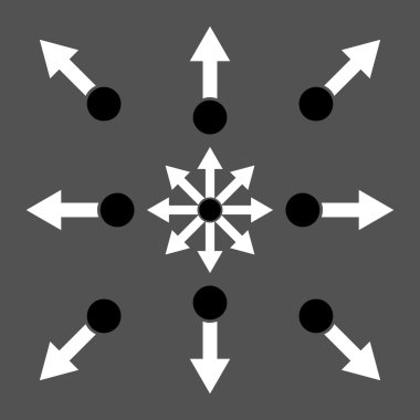 Oklar vektör düz Icon Set çekmek