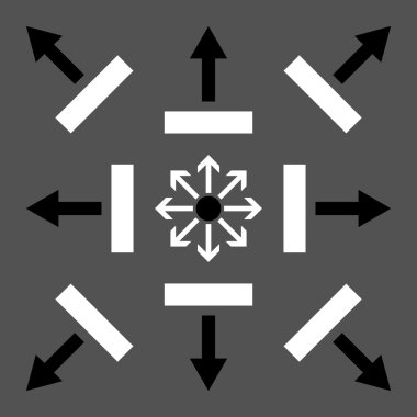 Yön vektör düz Icon Set çekmek