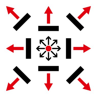 Yön vektör düz Icon Set çekmek