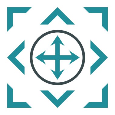 Yön vektör düz Icon Set