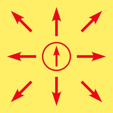 Yön vektör düz Icon Set