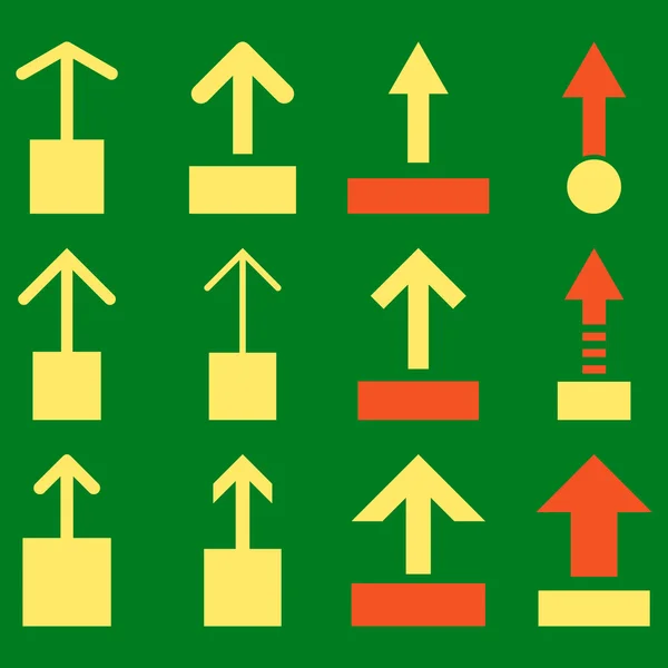 Conjunto de iconos planos de vectores — Archivo Imágenes Vectoriales