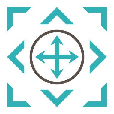 Yön vektör düz Icon Set