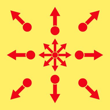 Oklar vektör düz Icon Set çekmek