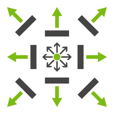 Yön vektör düz Icon Set çekmek