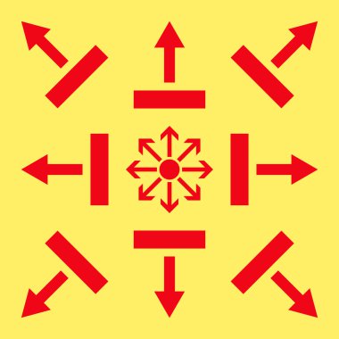 Yön vektör düz Icon Set çekmek