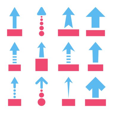 Vektör düz Icon Set çekin