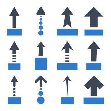 Vektör düz Icon Set çekin