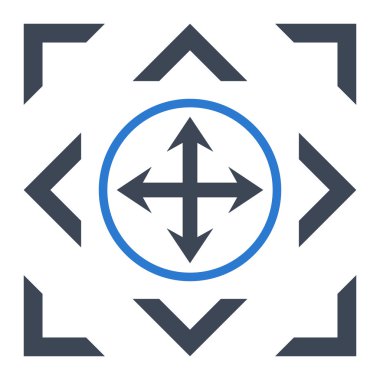 Yön vektör düz Icon Set