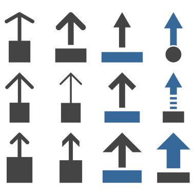 Vektör düz Icon Set çekin