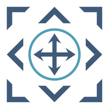 Yön vektör düz Icon Set
