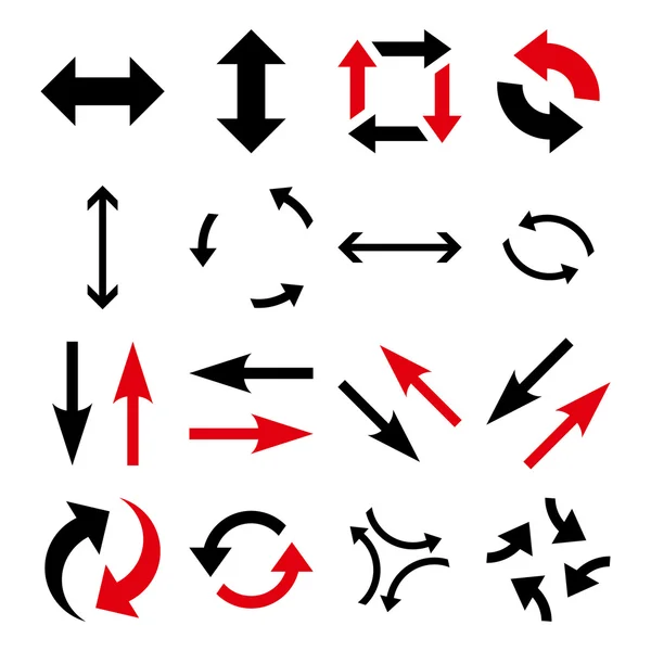 Ensemble d'icônes plates vectorielles Exchange Arrows — Image vectorielle