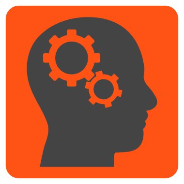 Beyin Dişlileri Düz Vektör Sembolü