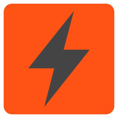 Electric Strike Düz Vektör Sembolü