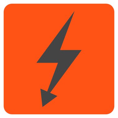 Electric Strike Düz Vektör Sembolü