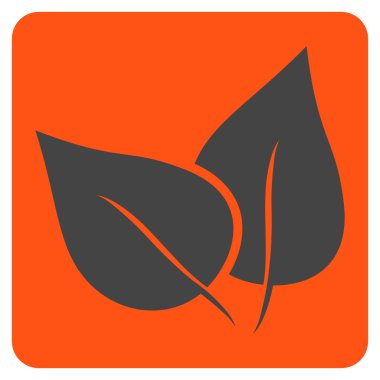 Flora Bitki düz vektör sembolü