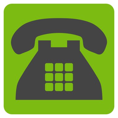 Sesi telefon düz vektör simgesi