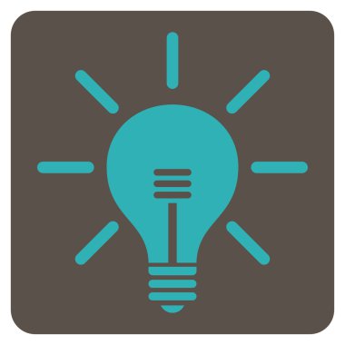 Ampul Düz Vektör Sembolü