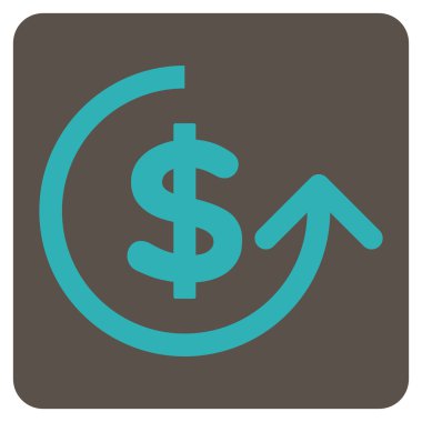 Ters ibraz düz vektör simgesi